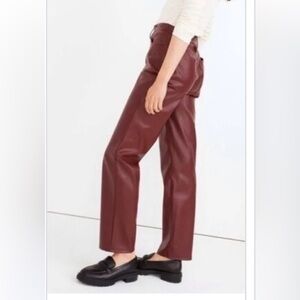 Madewell perfectly vintage Jean leather pant sz 29, gorgeous color!